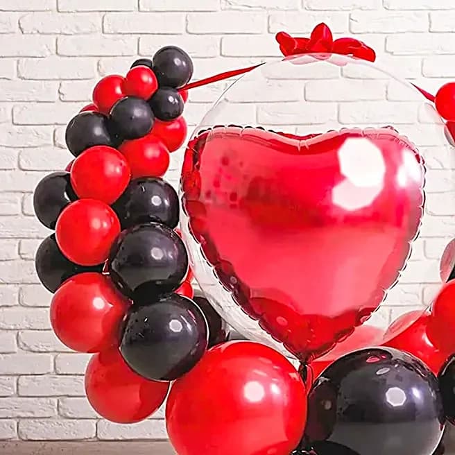Crimson Love Escape Balloon Arrangement Set — view 2 of 4