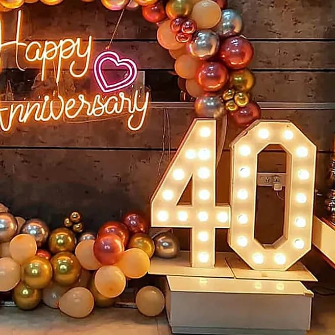 Happy Anniversary Shining Decoration Set — view 4 of 5