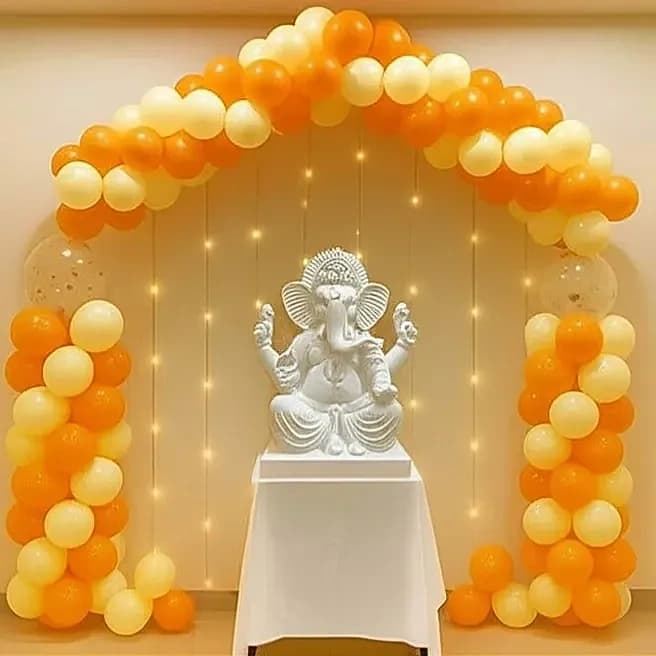 Ganesh Chaturthi Colourful Balloon  Set Decor — view 1 of 2