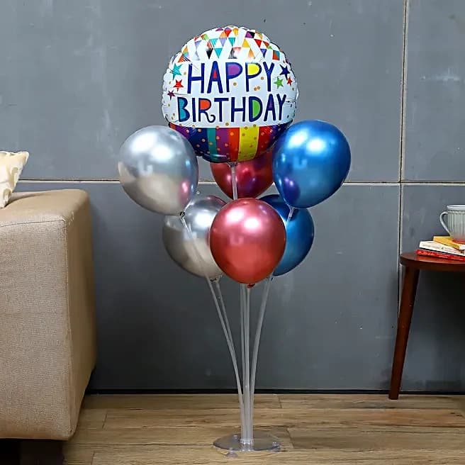 Colourful Birthday Balloon Bouquet Set — view 1 of 4