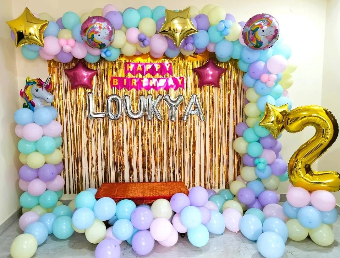 Unicorn Charm Balloon Decoration Set — view 1 of 1