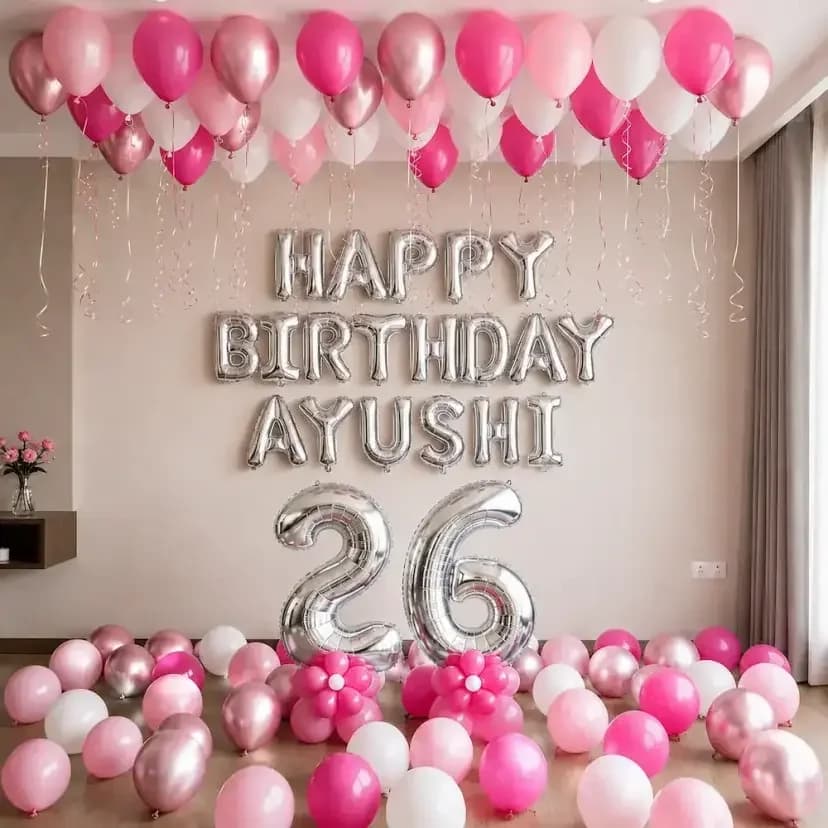 Simple Birthday Decoration at Home Srtup — view 1 of 2
