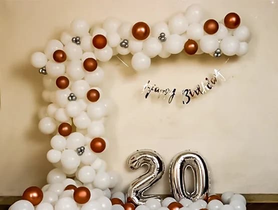 White Themed Birthday Decor Set — view 1 of 1