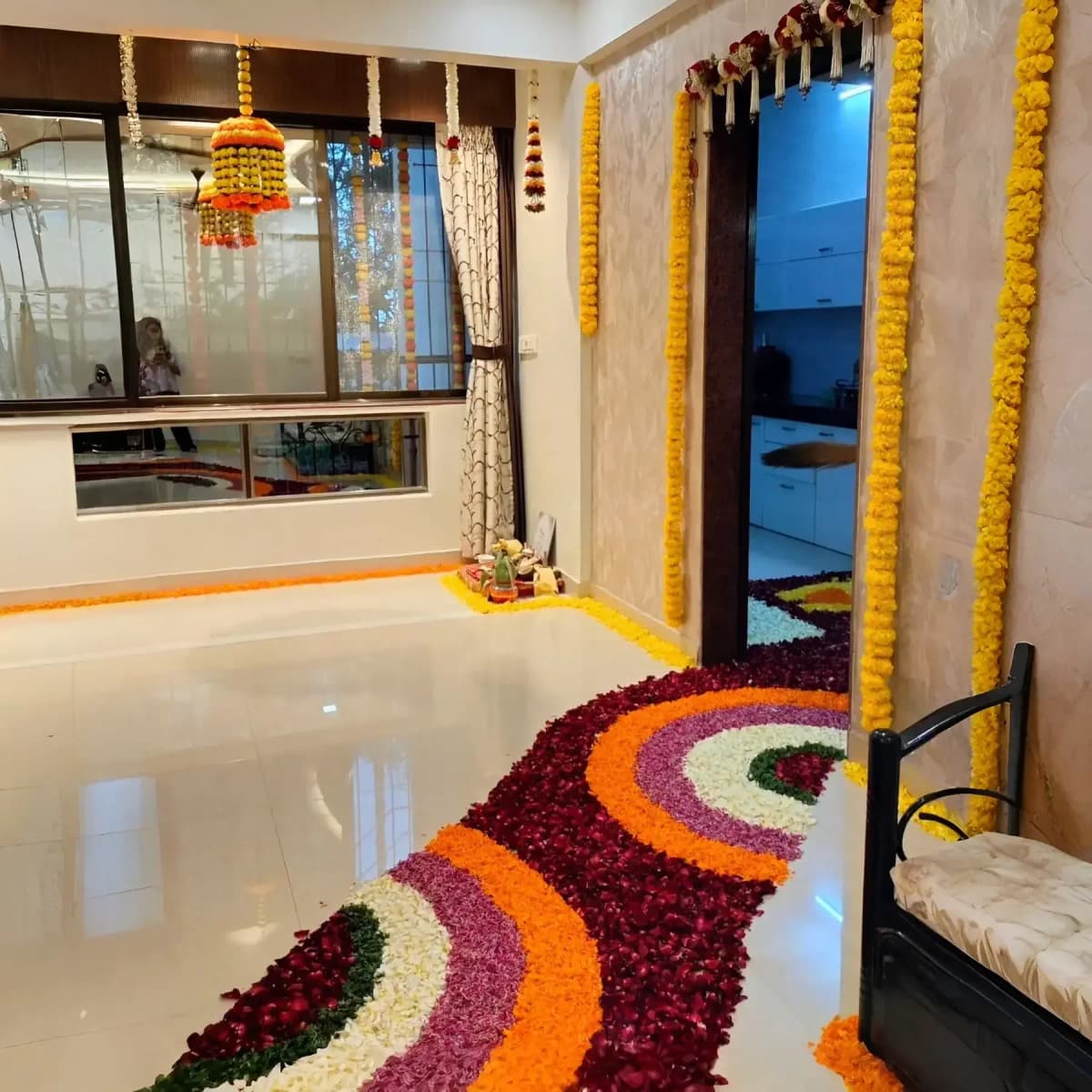 Traditional Marigold Door & Wall Decoration — view 3 of 3