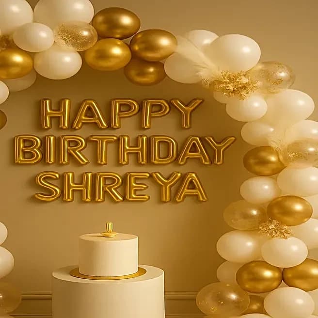Golden Glamour Birthday Balloon Decor Set — view 3 of 3