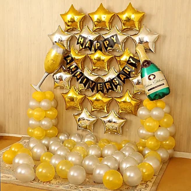 Gold Silver Anniversary Décor Set — view 5 of 7