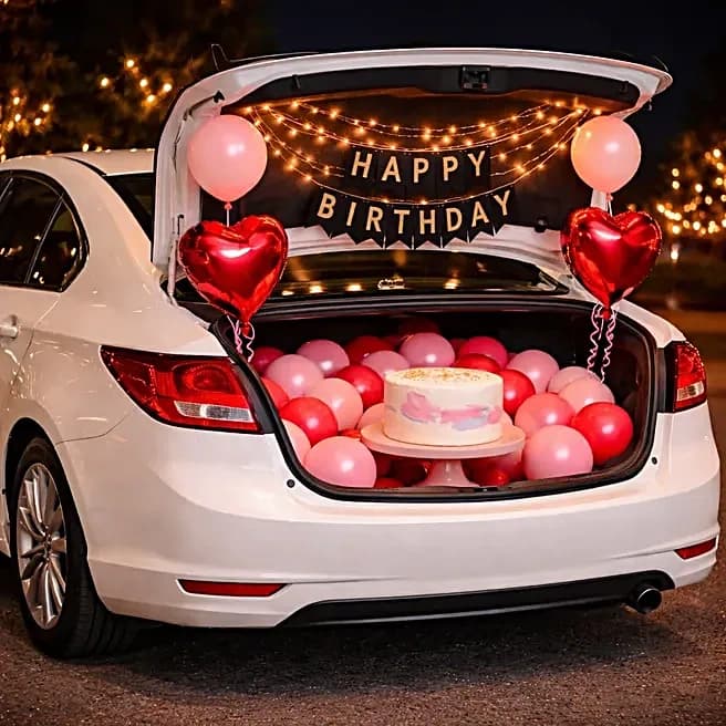 Shining Birthday Balloon Car Boot Decor Set — view 4 of 4