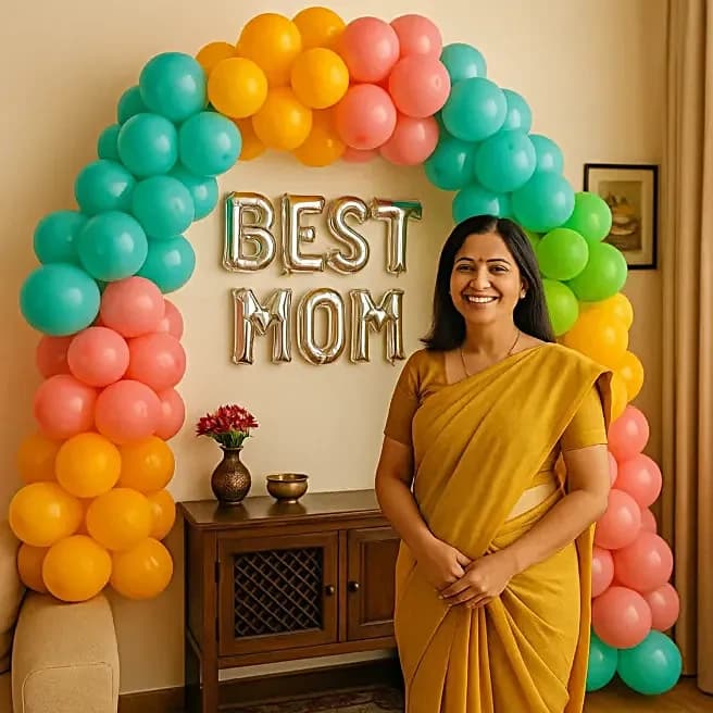 Pastel Best Mom Balloon Arrangement Set — view 4 of 4