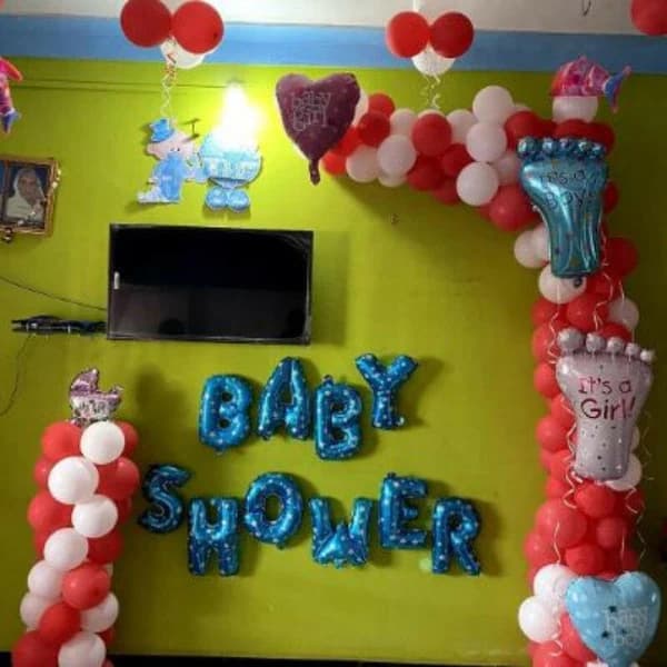 Balloon Decoration arc design at home For Baby Shower Set — view 1 of 2