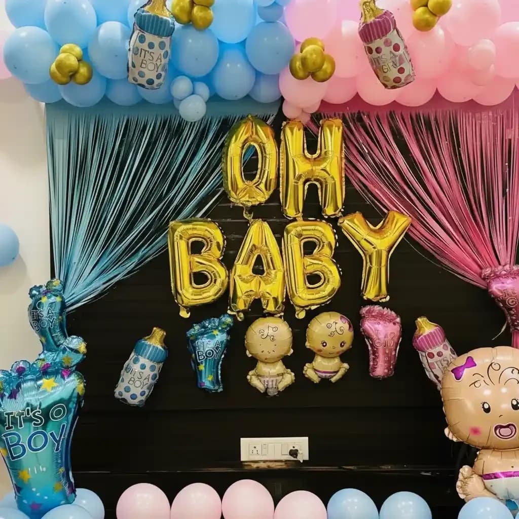 Pastel Theme Baby Shower Decoration  Setup — view 3 of 3