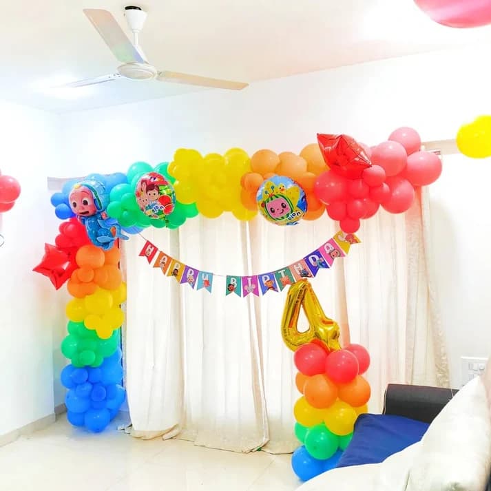 Elegant Cocomelon Birthday Setup — view 3 of 3
