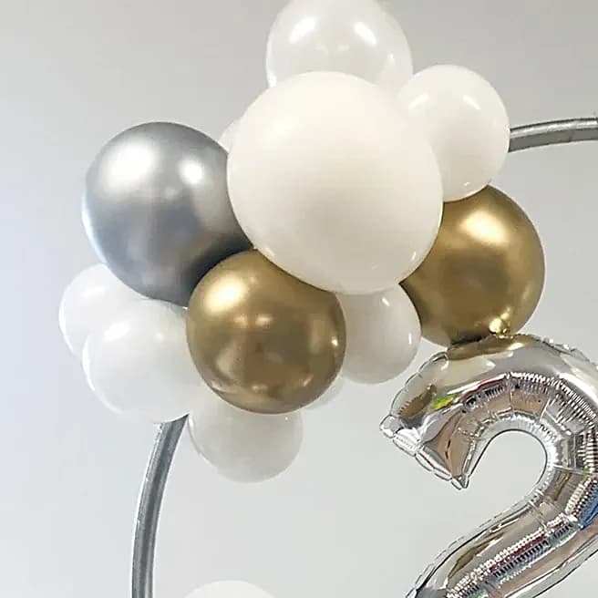 Personalised Cloudy Theme Balloon Ring Set — view 4 of 4