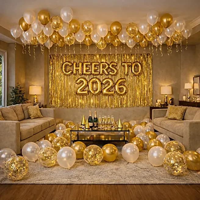 Cheers to 2026 Party Balloon Decor Set — view 1 of 2
