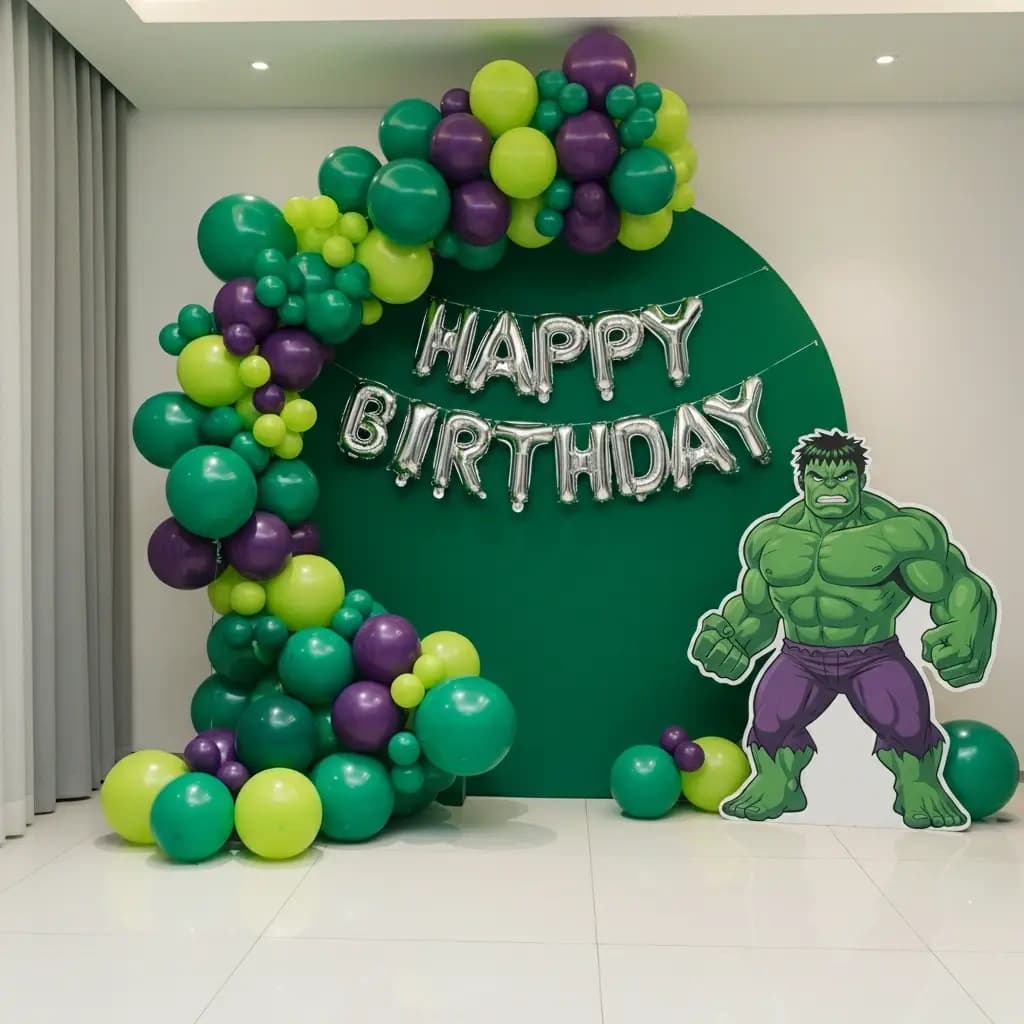 Birthday Smash Hulk Theme Setup Decor — view 1 of 2