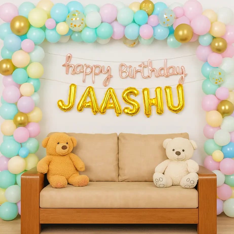 Cute Pastel Balloon Arch Decoration Set — view 2 of 2