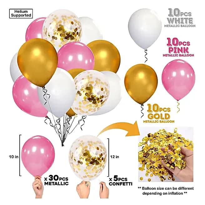 Gorgeous Pink Birthday Decoration Set — view 6 of 6