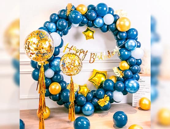 Exotic Balloon Themed Ring Decor Set — view 1 of 1