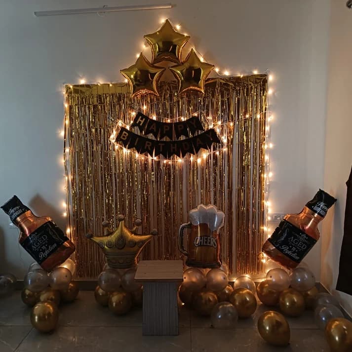 Elegant Birthday Setup Decor — view 1 of 1