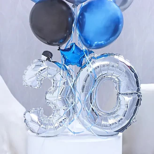 Silver Starlight Balloon Bouquet Set — view 3 of 3