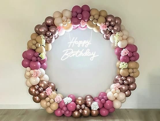 Happy Birthday Themed Balloon Ring Decor Set — view 1 of 1