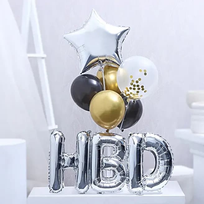 Chic Birthday Balloon Bouquet Set — view 2 of 4