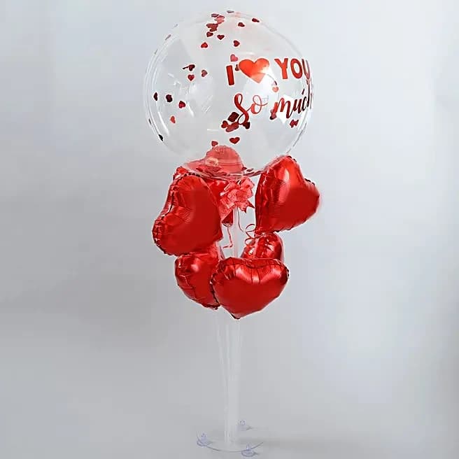 Luv You So Much Red Balloon Bouquet Set — view 5 of 6