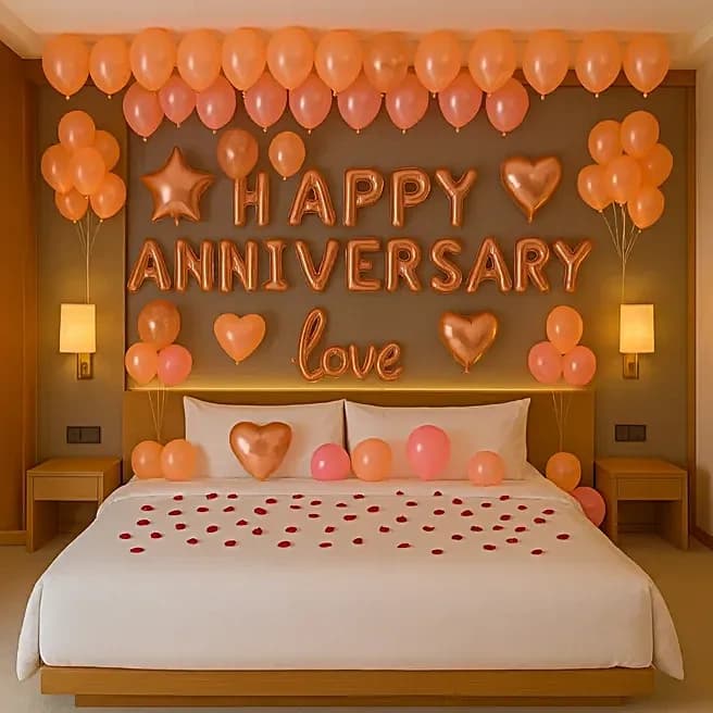 Blush Romance Anniversary Balloon Decor Set — view 1 of 1