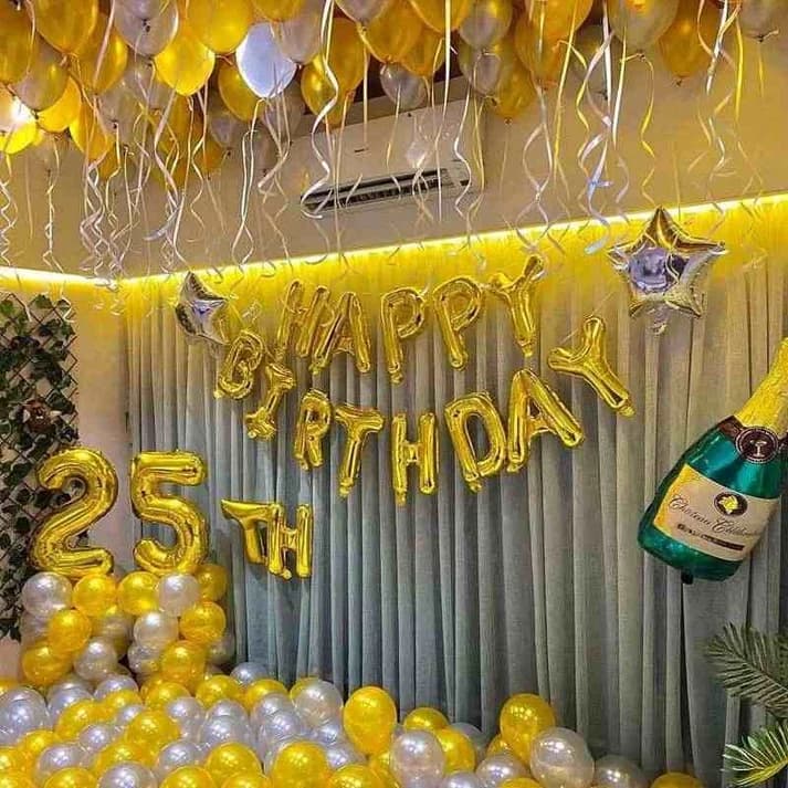 Gold Theme Birthday Decor — view 1 of 2