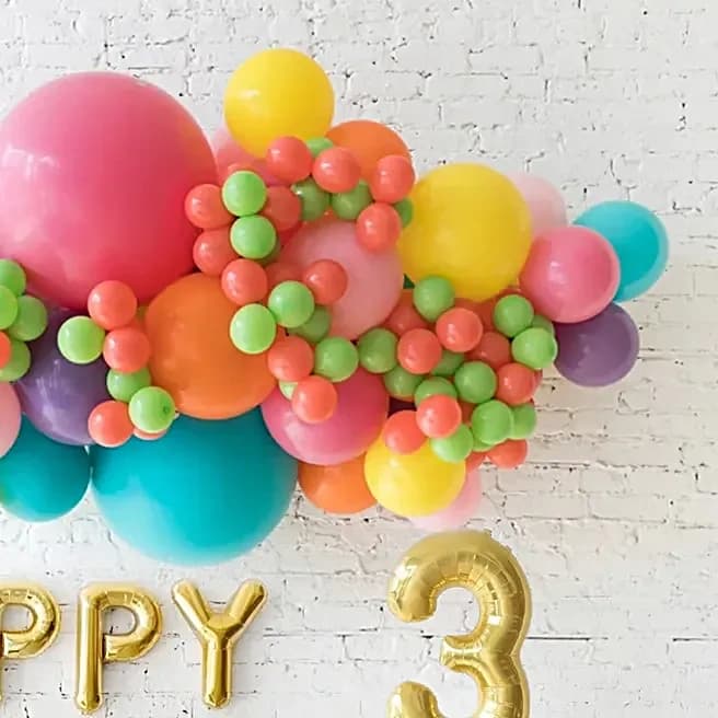 Colourful Kids Birthday Celebration Balloon Decor Set — view 4 of 5