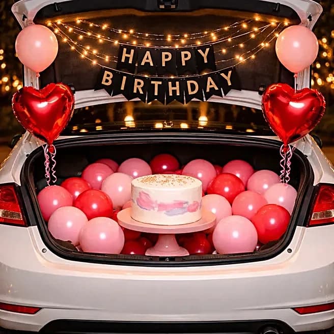 Shining Birthday Balloon Car Boot Decor Set — view 2 of 4