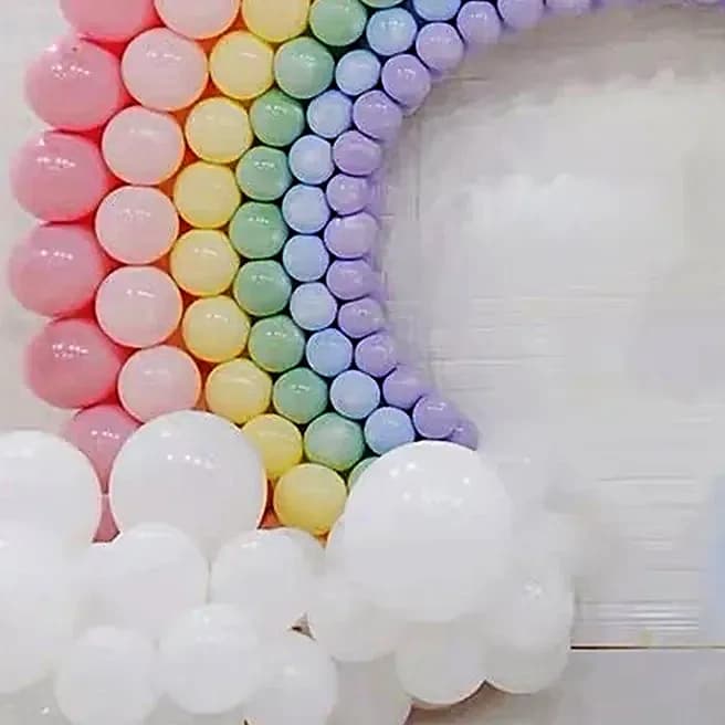 Rainbow Theme Kids Birthday Balloon Decor Set — view 4 of 5