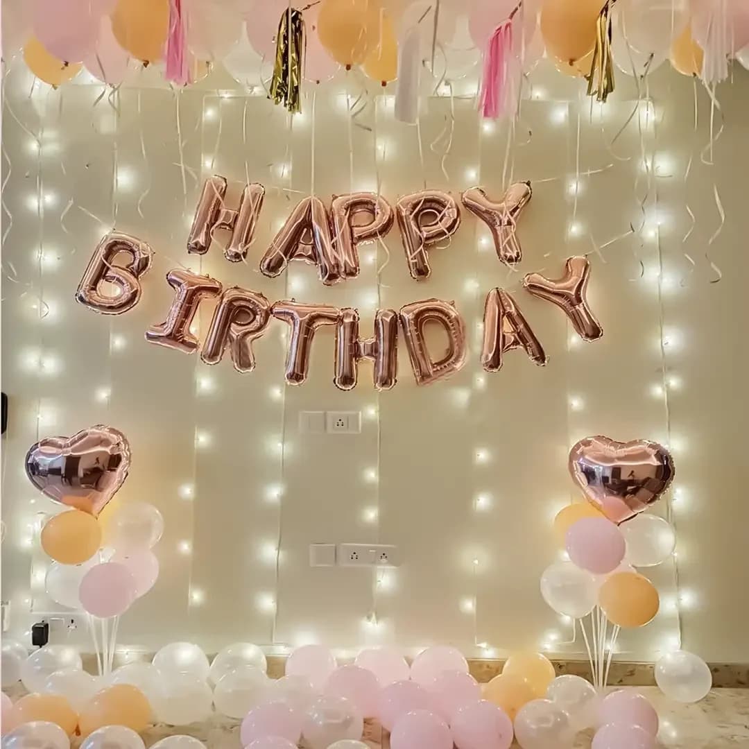 Pastel and Rose Gold Birthday Decor Set — view 1 of 1