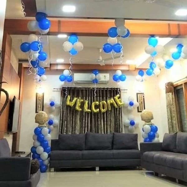 Hall Balloon Decoration for Welcoming Baby Boy Set — view 1 of 1