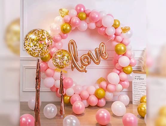 Blissful Themed Balloon Ring Decor Set — view 1 of 1