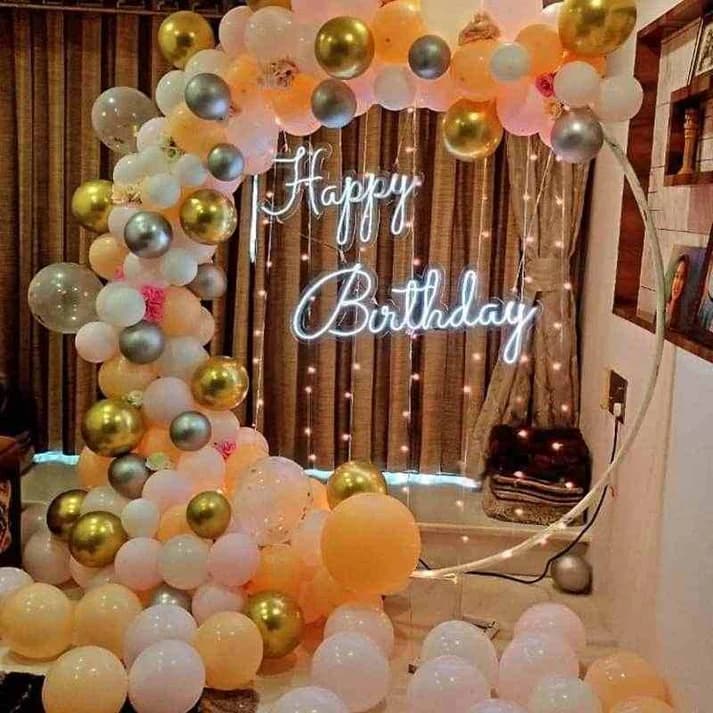 Fairy Light Balloon Setup — view 1 of 2