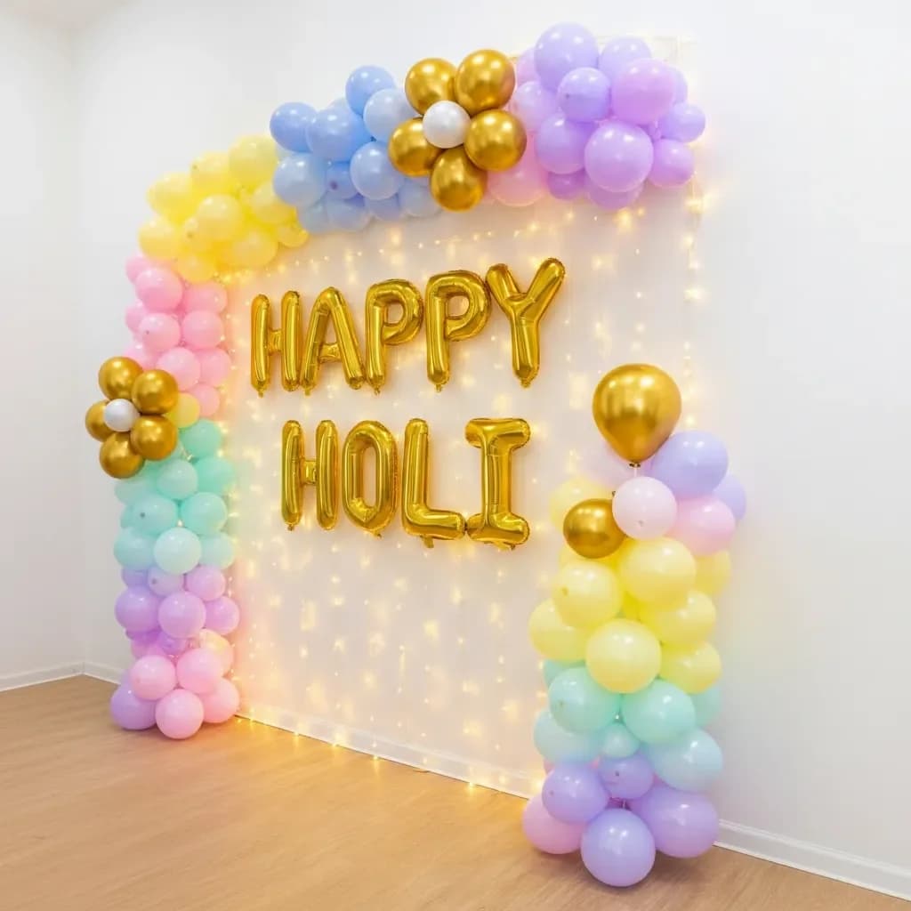 Color Pop Holi Balloon Decoration Set — view 2 of 3
