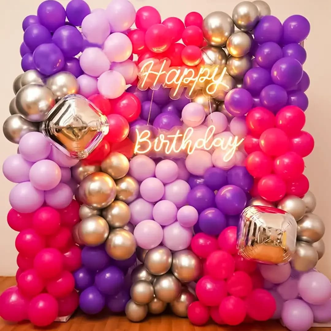 Exclusive Purple and Pink Birthday Deco Set — view 1 of 1