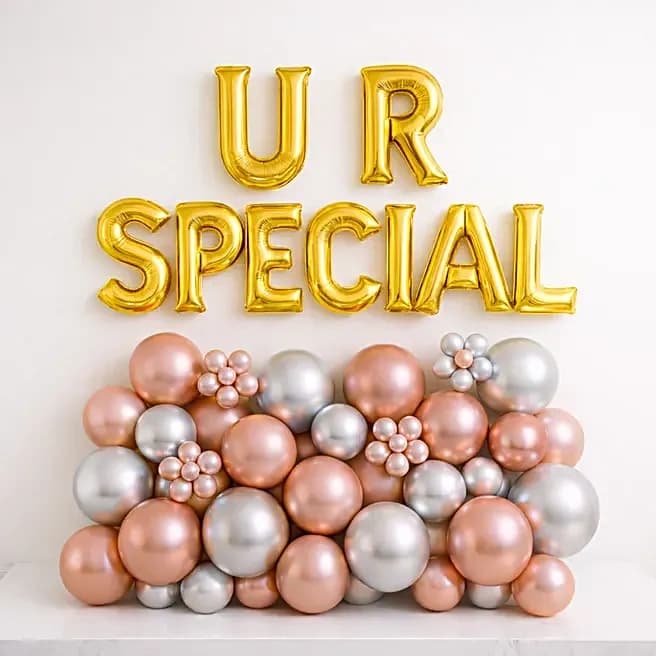 U R SPECIAL Anniversary Balloon Table N Wall Decor Set — view 2 of 3