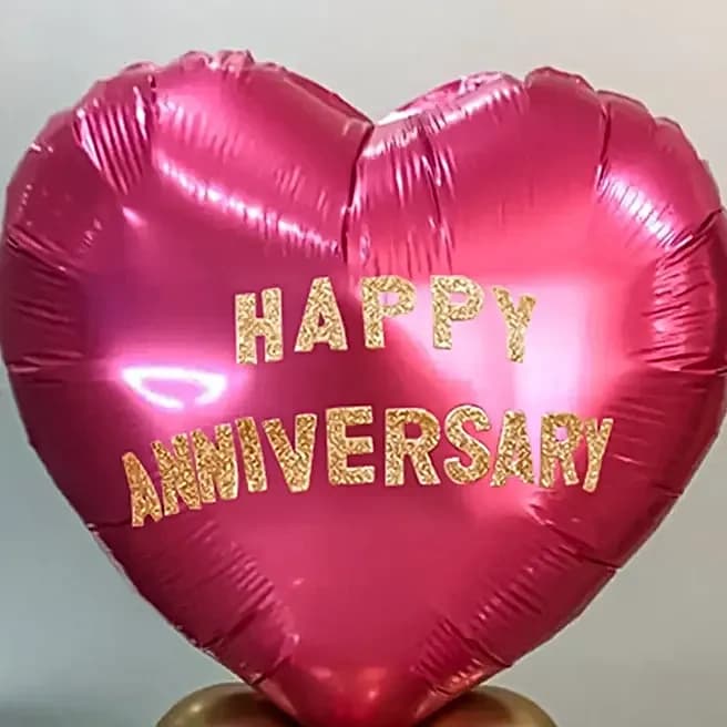 Happy Anniversary Chrome Balloon Set-Pink Set — view 2 of 4