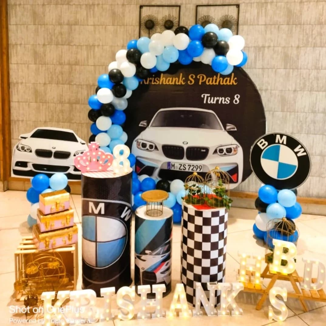 BMW Car Theme Birthday Decor Set — view 1 of 1