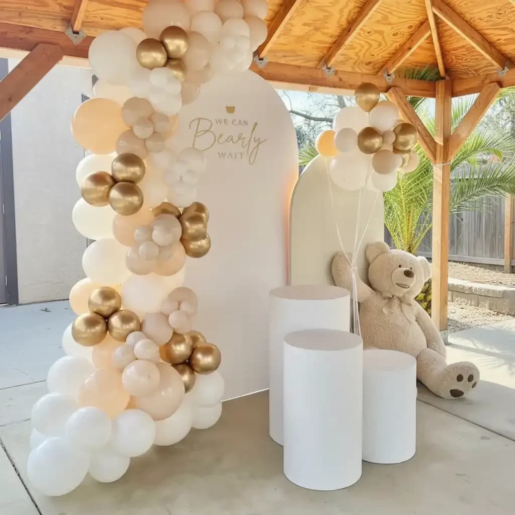 Luxury Baby Shower Backdrop Decoration Setup — view 2 of 2