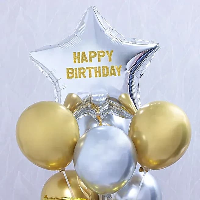 Golden Jubilee Balloon Bouquet Set — view 3 of 4