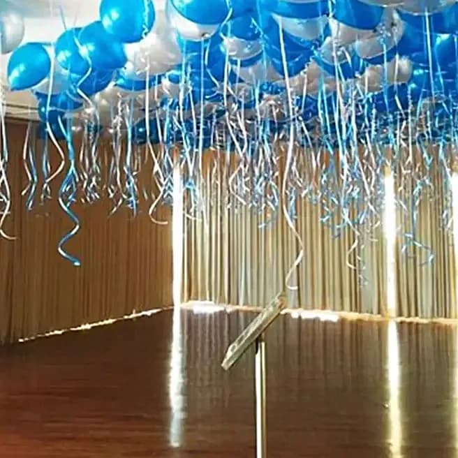 Blue and Silver Balloon Decor Set — view 3 of 3