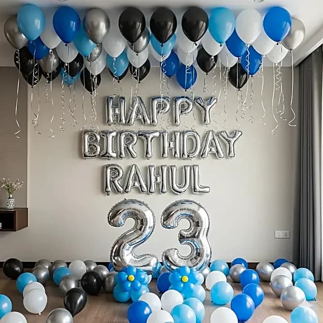 Midnight Glam Birthday Balloon Decor Set — view 1 of 1