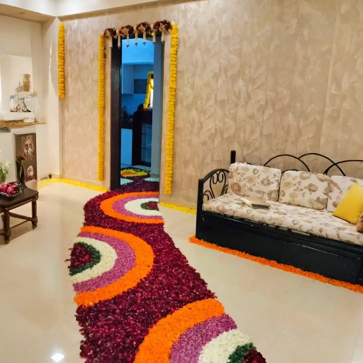 Traditional Marigold Door & Wall Decoration — view 2 of 3