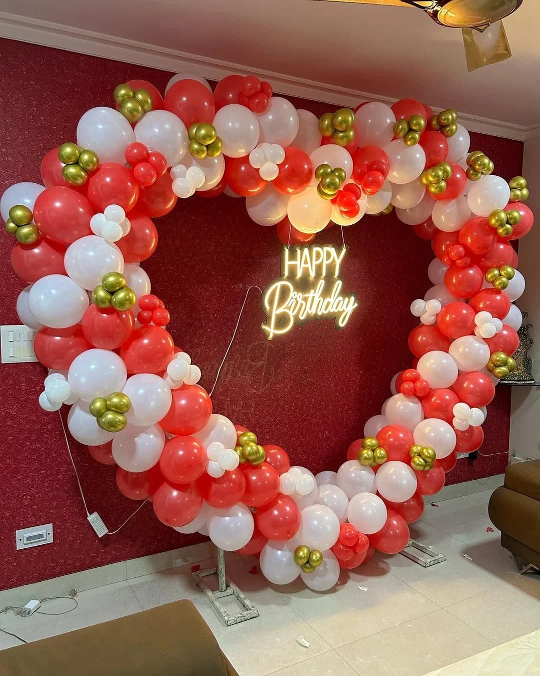 Romantic Heart Balloon Decor — view 1 of 1
