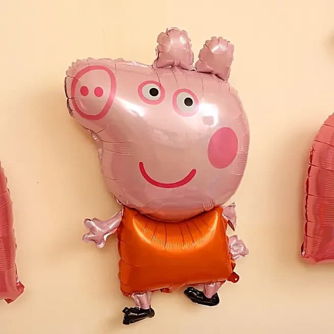 Peppa Pig Themed Birthday Balloon Decor Set — view 5 of 6