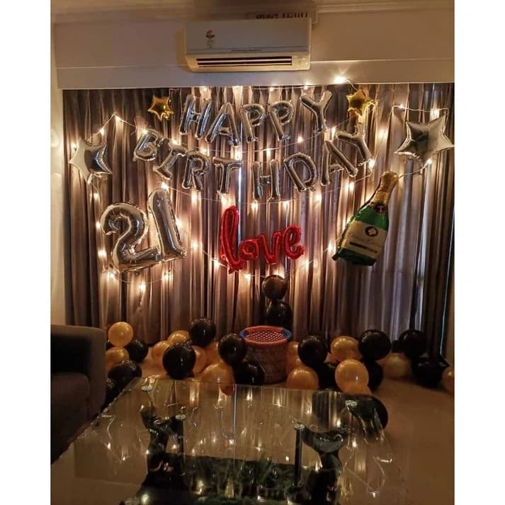 Romantic Balloon Decoration for Birthday Surprise for him Set — view 1 of 1