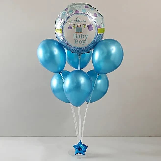 It's a Baby Boy Balloon Bouquet Set — view 3 of 4