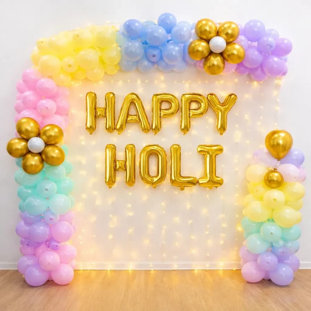 Color Pop Holi Balloon Decoration Set — view 1 of 3
